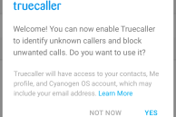Cyanogen Inc. releases Cyanogen Apps Package for CM 12.1 2 Truecallr dialer cm