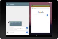 Split screen Android N tablet
