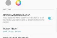 Galaxy S8 home Button customisation