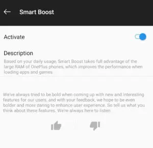 OP6T Smart Boost
