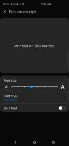 Samsung Galaxy S10: How to Change System Fonts and Font Size 2 Galaxy S10 Change font