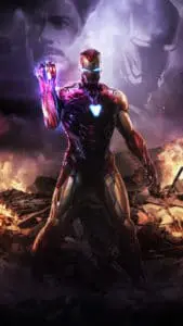 iron man infinity gauntlet 4k dp 1440x2560