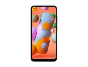 Samsung Galaxy A11 Front Blue