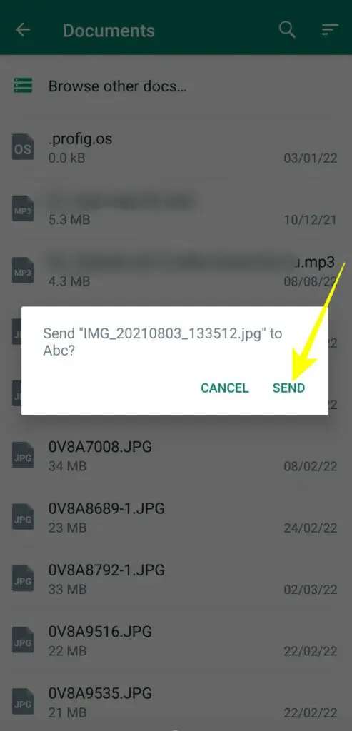 Steps to send high quality images on WhatsApp