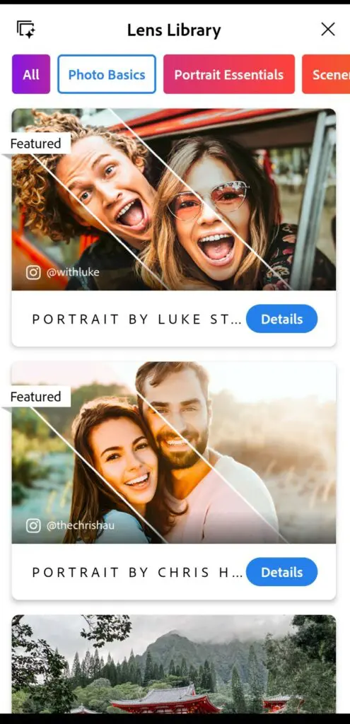 Photoshop Camera Photo Filters app for Android