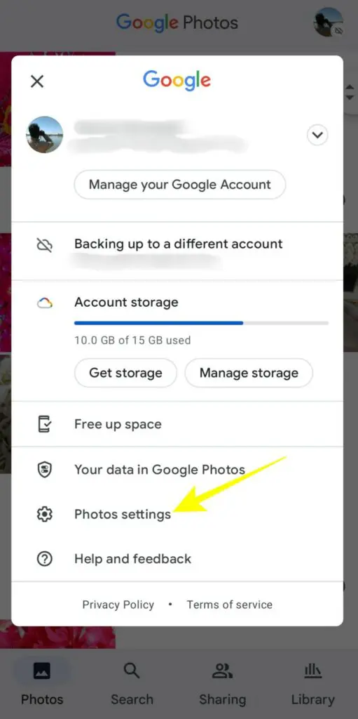 How to Free Up Google Photos Storage Space 3 Disable photo backup for Messaging apps to free up space