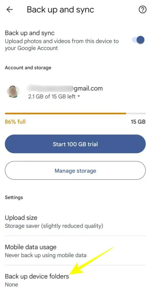 How to Free Up Google Photos Storage Space 5 Disable photo backup for Messaging apps to free up space