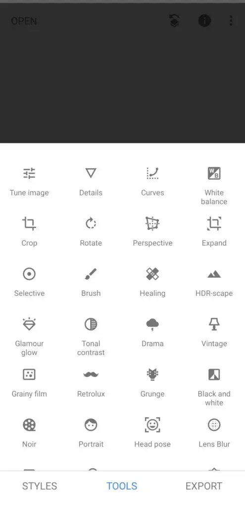 Snapseed photo editor