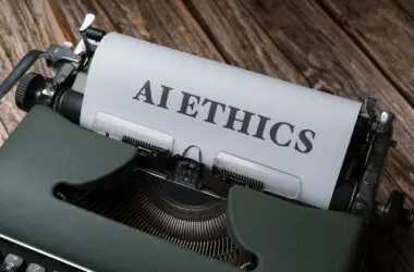 A typewriter with the word ethics on it | Photo by Markus Winkler