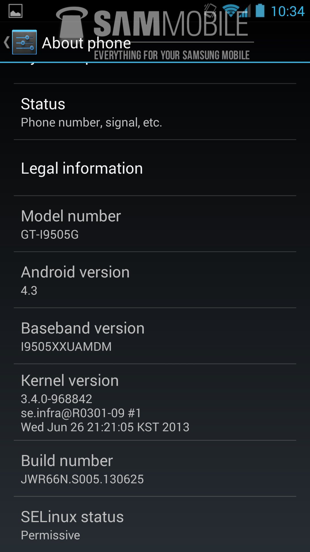 Android4 3 I9505G