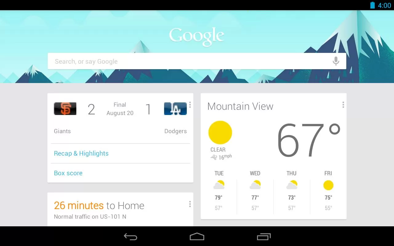 google now