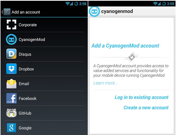 cm account