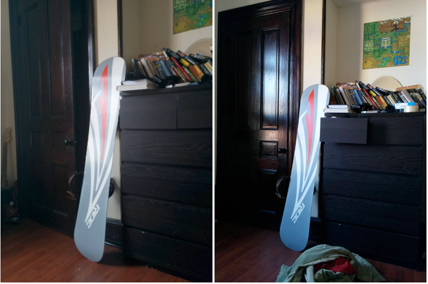 before after