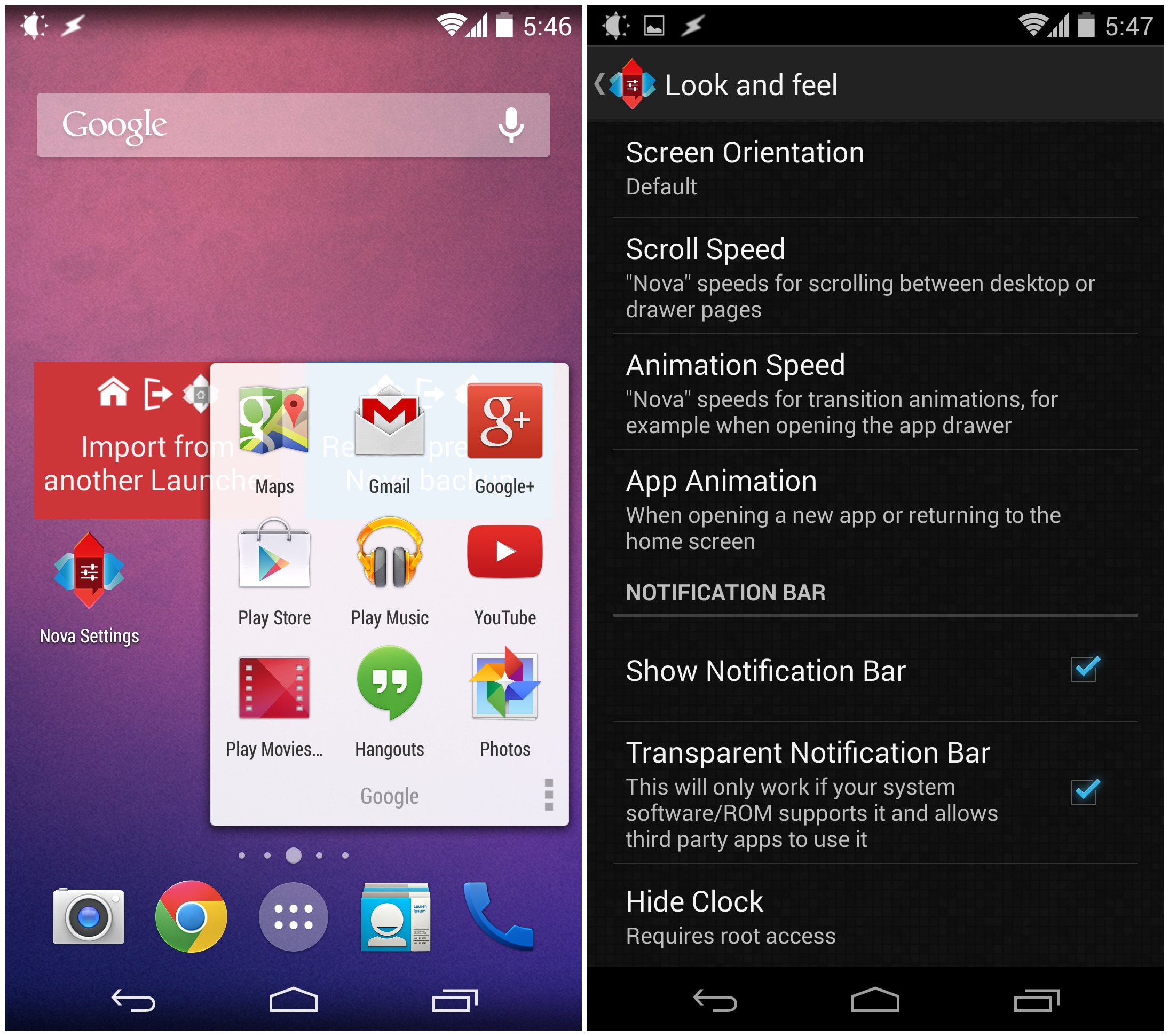 nova kitkat