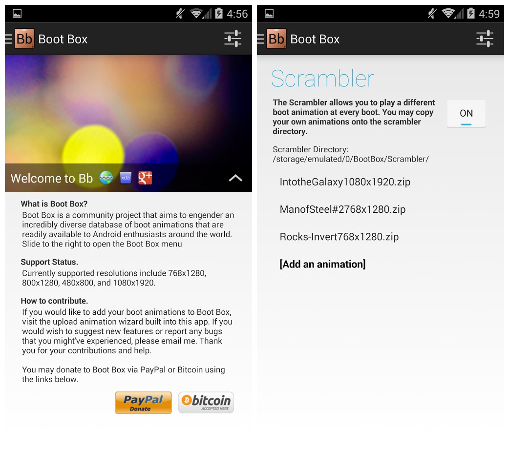 Boot Box makes changing the boot animation on your Android device a breeze