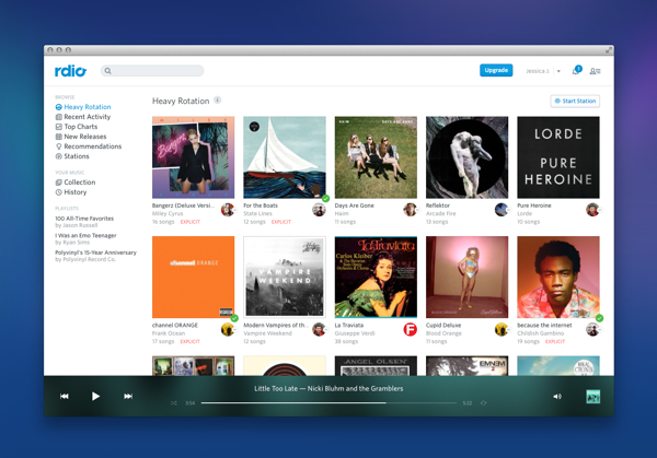 rdio web press