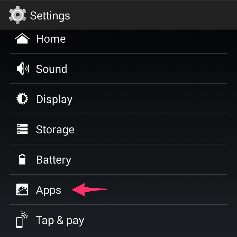 Settings Apps