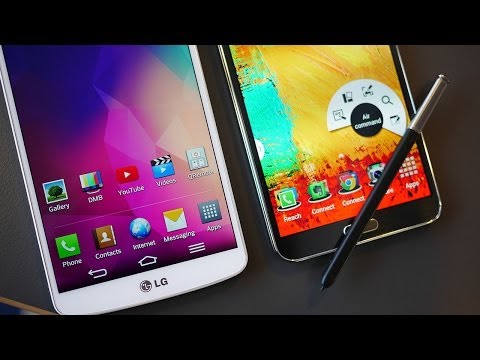 here are hands on videos with the lg g pro 2