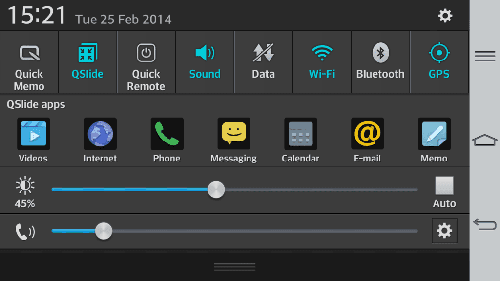 An extremely busy notification bar