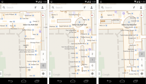 Google indoor maps india