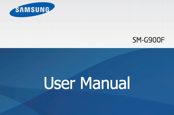 Galaxy s5 manual 1