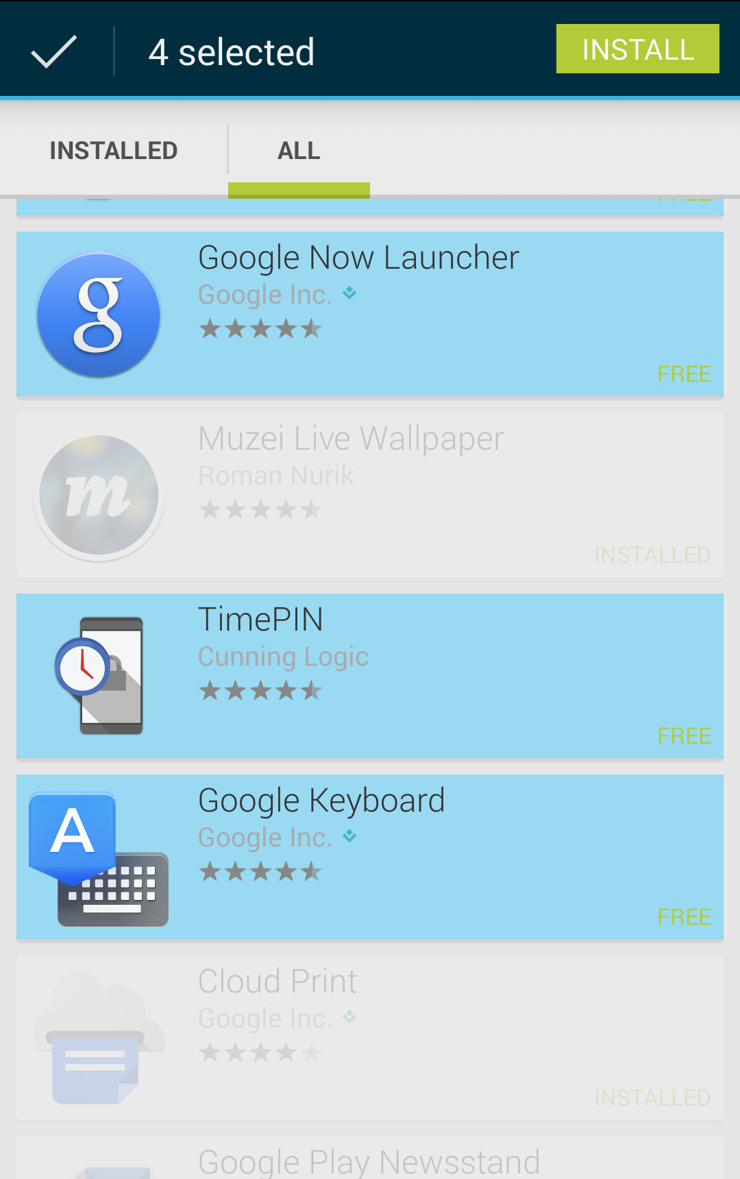 bulk install apps