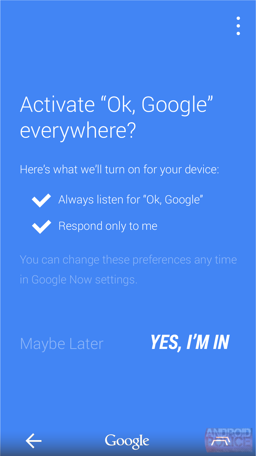 ok google everywhere