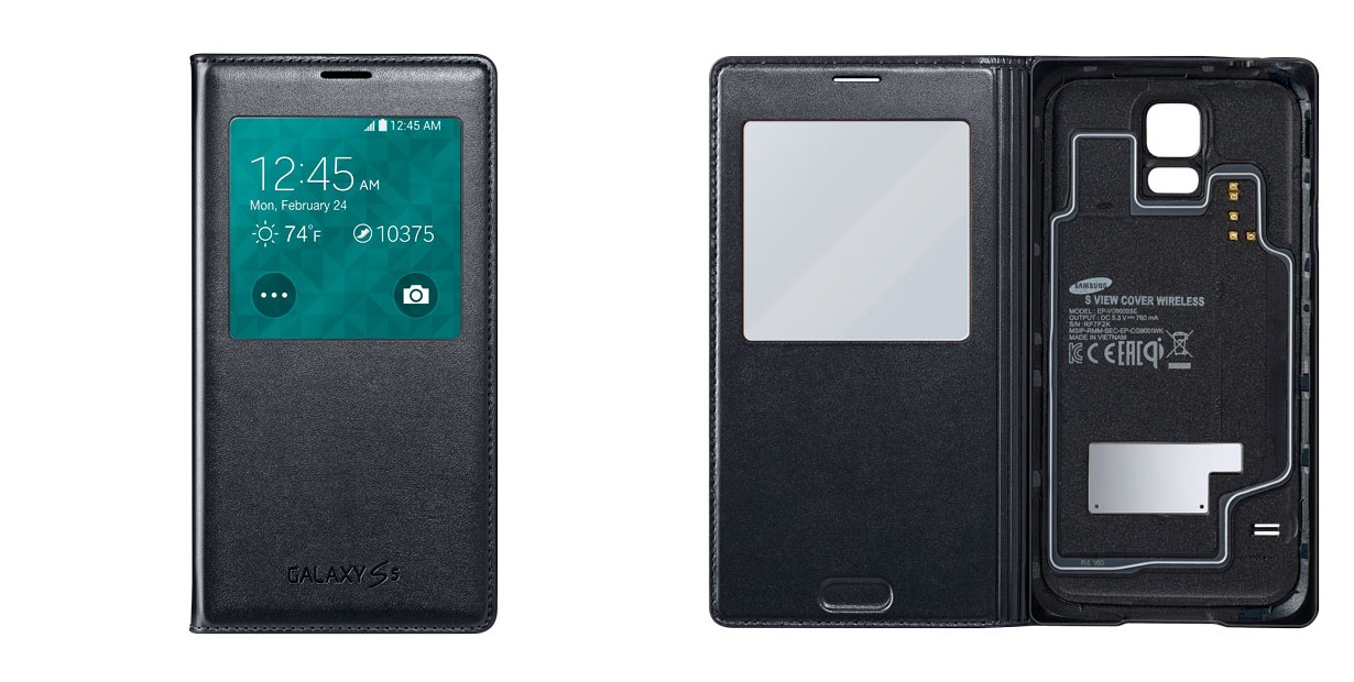 Purper Opsplitsen Uitpakken Samsung unveils official Galaxy S5 wireless charging back covers