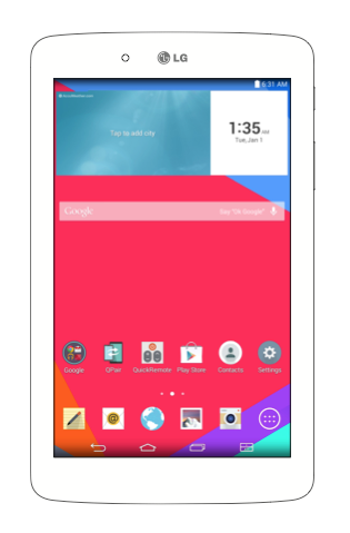 LG G3 UI design