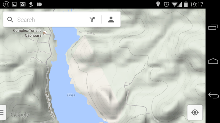 Google Maps Terrain View