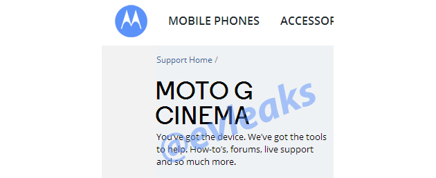 Moto G Cinema