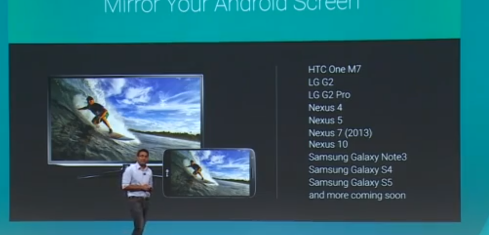 chromecast mirroring