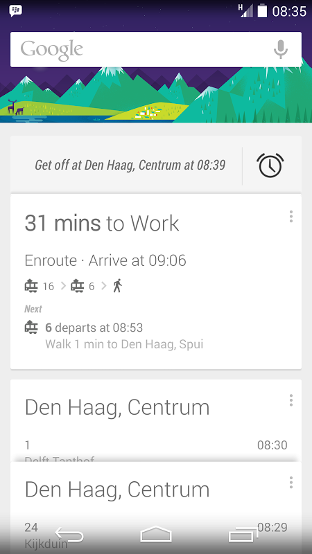 gnow reminder location