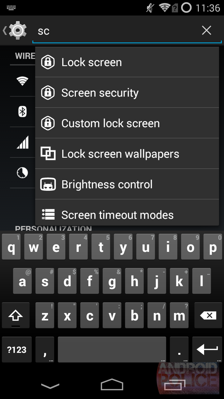 CM11 settings