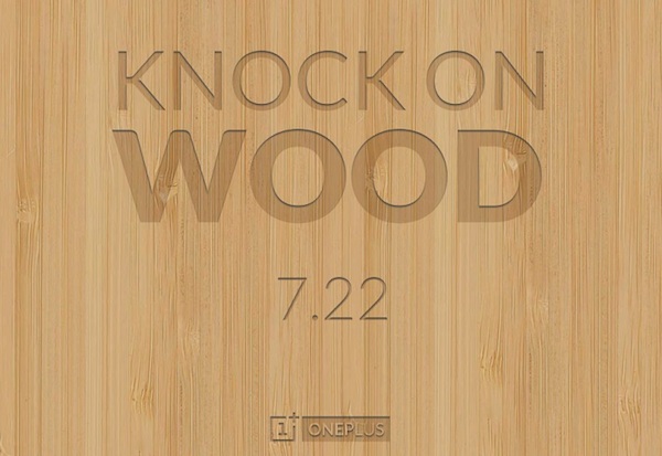 OnePlus One wood tease