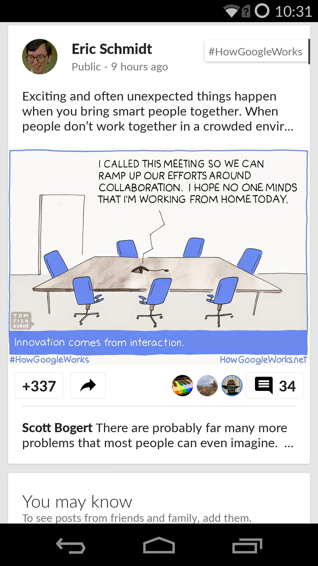 google+ cast