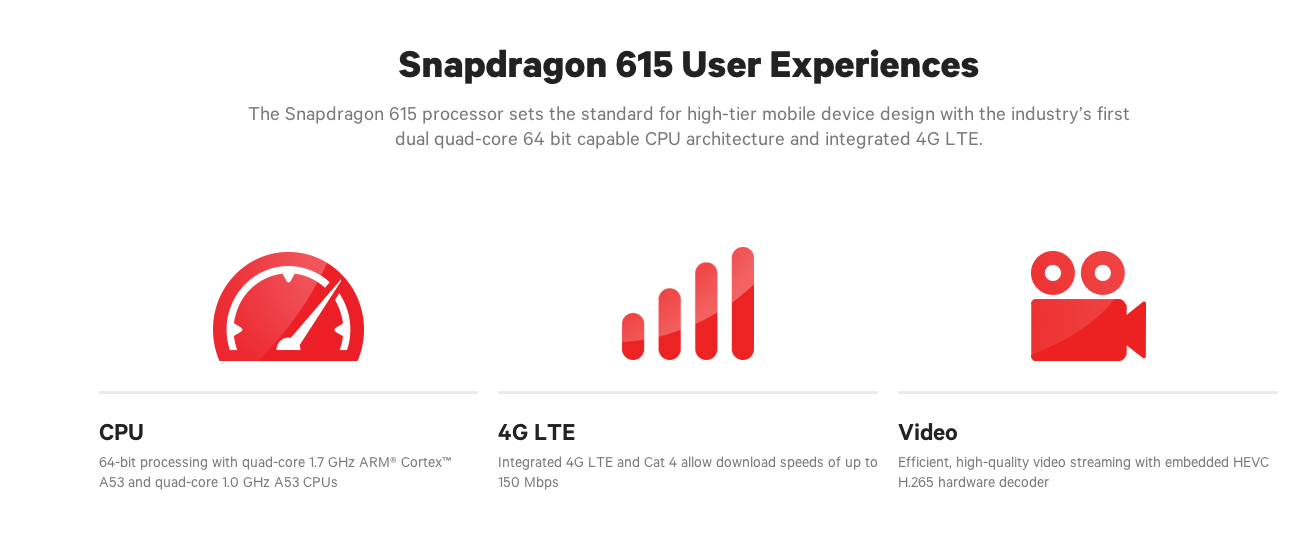 qualcomm snapdragon 615