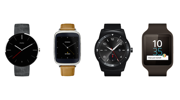 Android Wear smartwatches