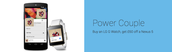 LG Nexus 5 G Watch bundle