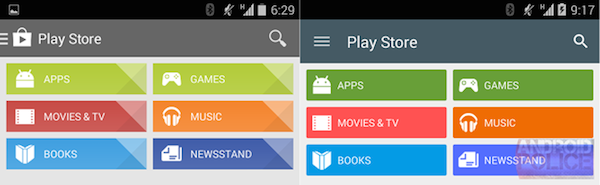 Google Play Store 5.0 leak