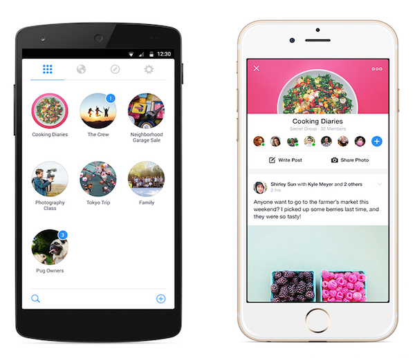 image Facebook Groups app