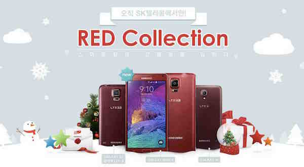 image Galaxy Note 4 red