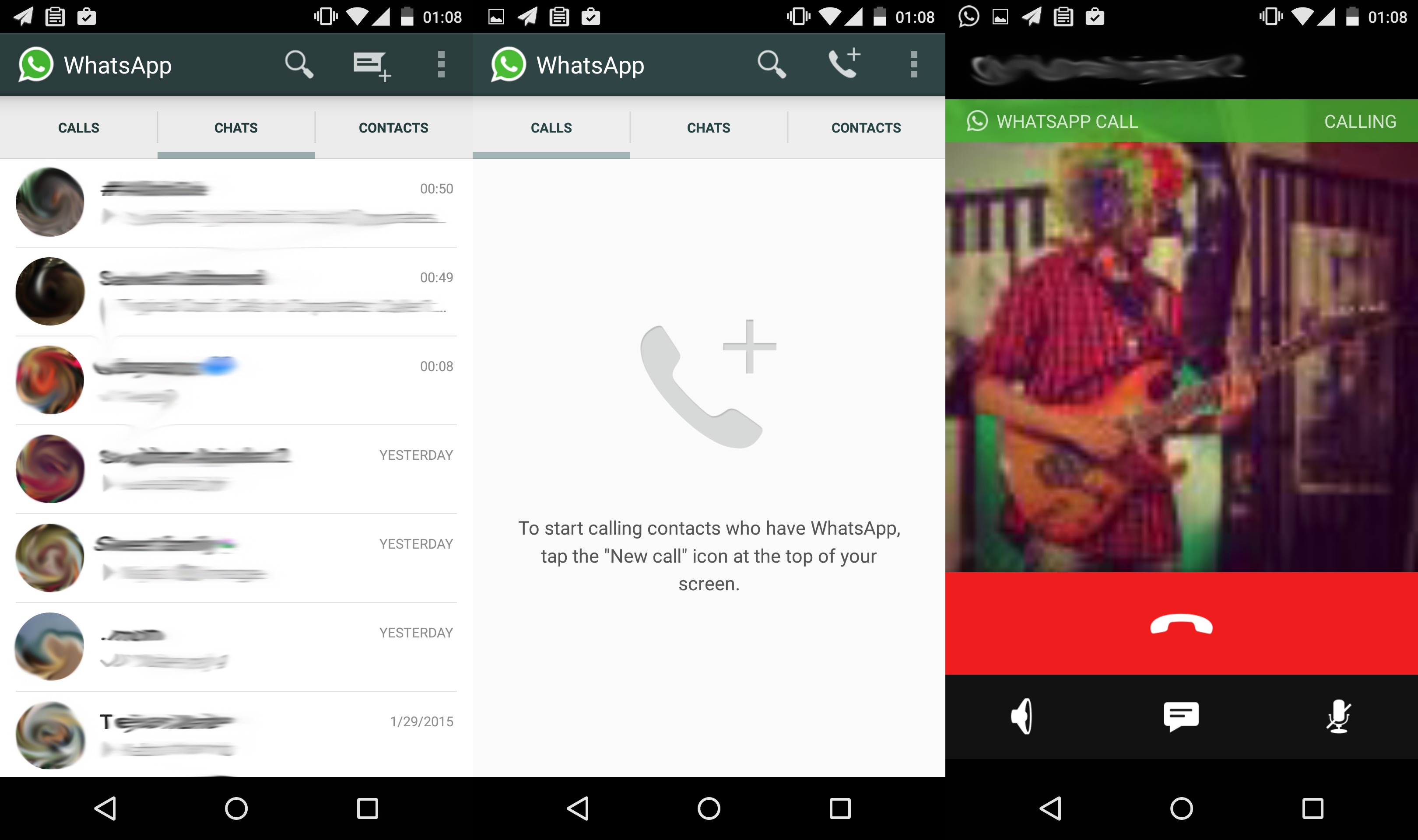 WhatsApp Voice Calling