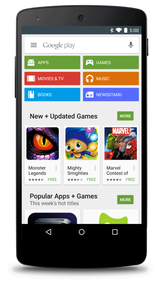 Google to show ads in Google Play