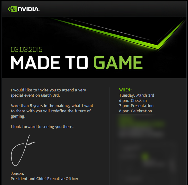 Nvidia invite