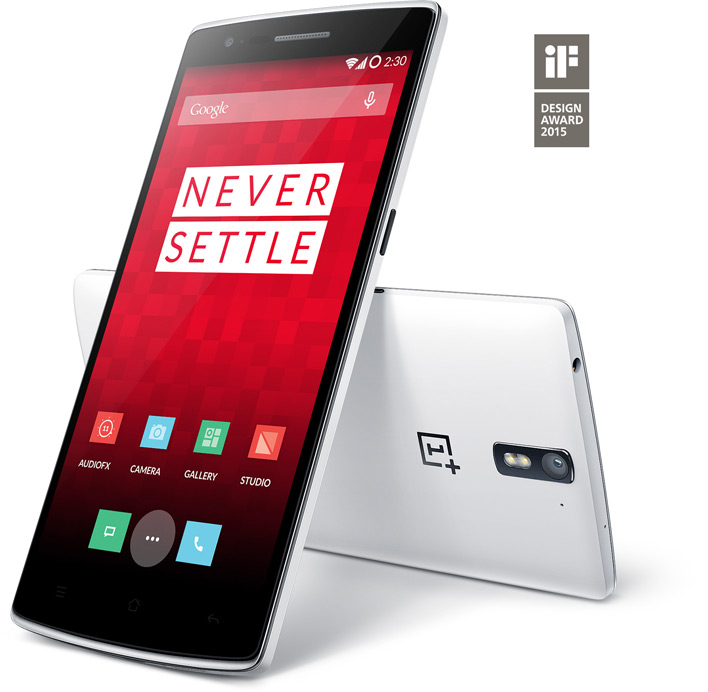 OnePlus One Silk White