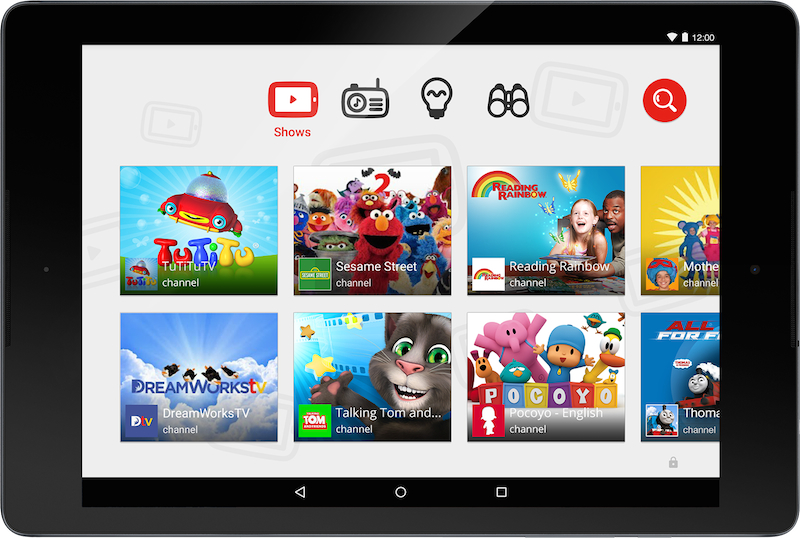 YouTube Kids app