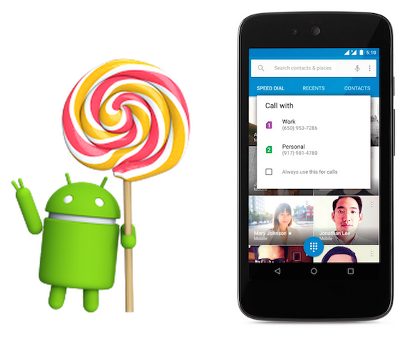 image Android 5.1 handset