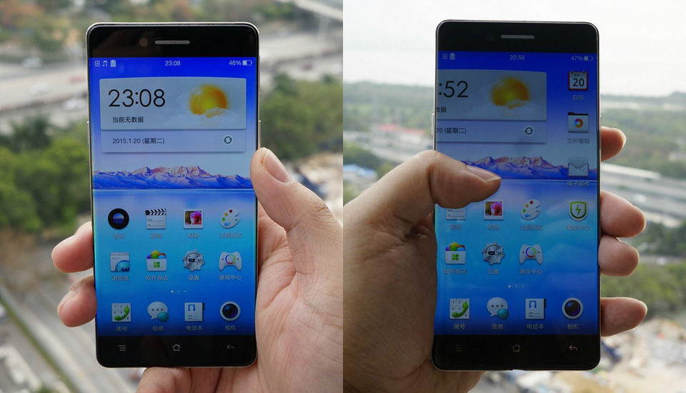 oppo slim bezel