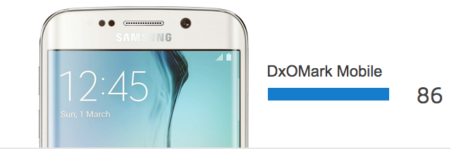 Galaxy S6 camera score in DxoMark